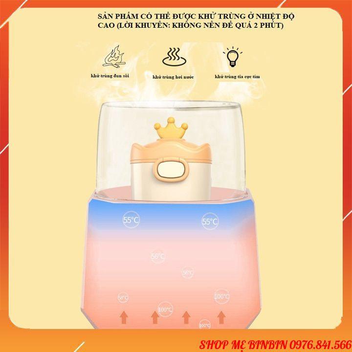 Hộp đựng sữa bột đồ khô cho bé Baby Crown hình vương miện 230g và 430g có thể tiệt trùng mẹ và bé Shop Mẹ Bin Bin