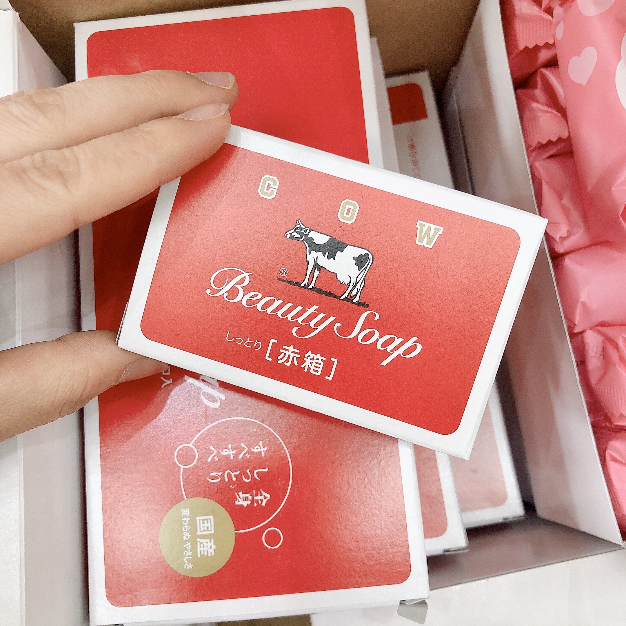 Combo 5 Bánh Xà Bông Cow Beauty Soap Nhật Bản 100g - An Toàn Với Cả Trẻ Nhỏ, Da Nhạy Cảm