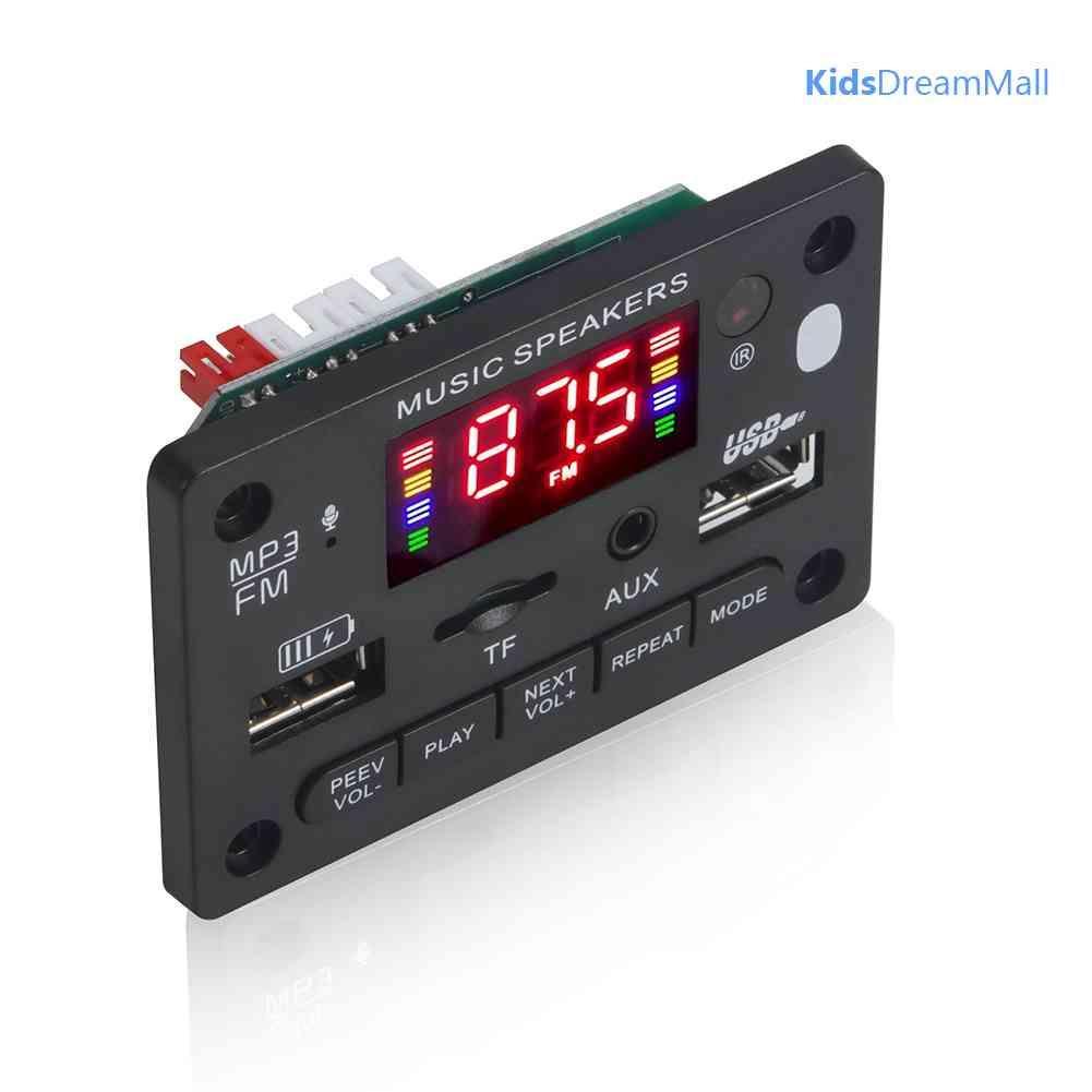 Bảng Mạch Khuếch Đại Âm Thanh Bluetooth 5.0 MP3 DC 7-24V 2x40W Chuyên Dụng Cho Xe Hơi / Nhà Cửa