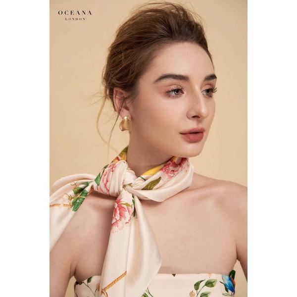 Oceana London - Khăn lụa vuông Ellis Scarf