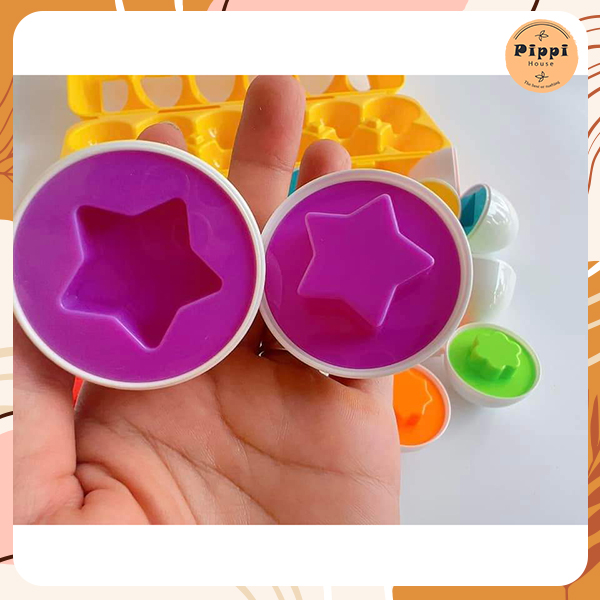 Đồ Chơi Trứng Nối Matching Egg Giúp Bé Phát Triển Vận Động Thô Tư Duy Thông Minh