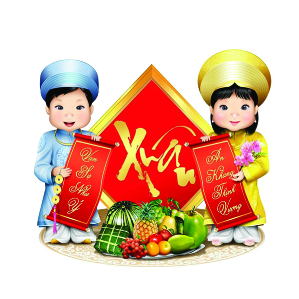 Decal Dán Tường Mỹ Câu Đối Tết 1 PK486