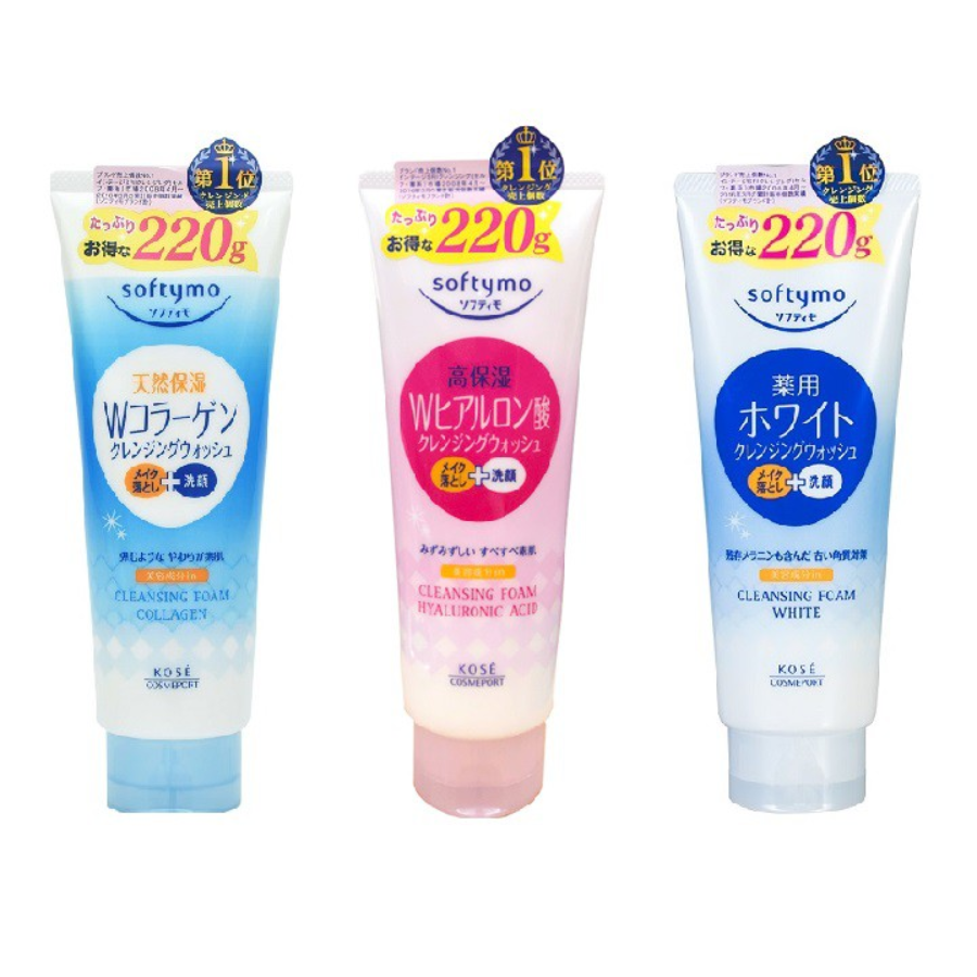 Sữa Rửa Mặt Kose Softymo Softimo Cleansing Nhật Bản 220g
