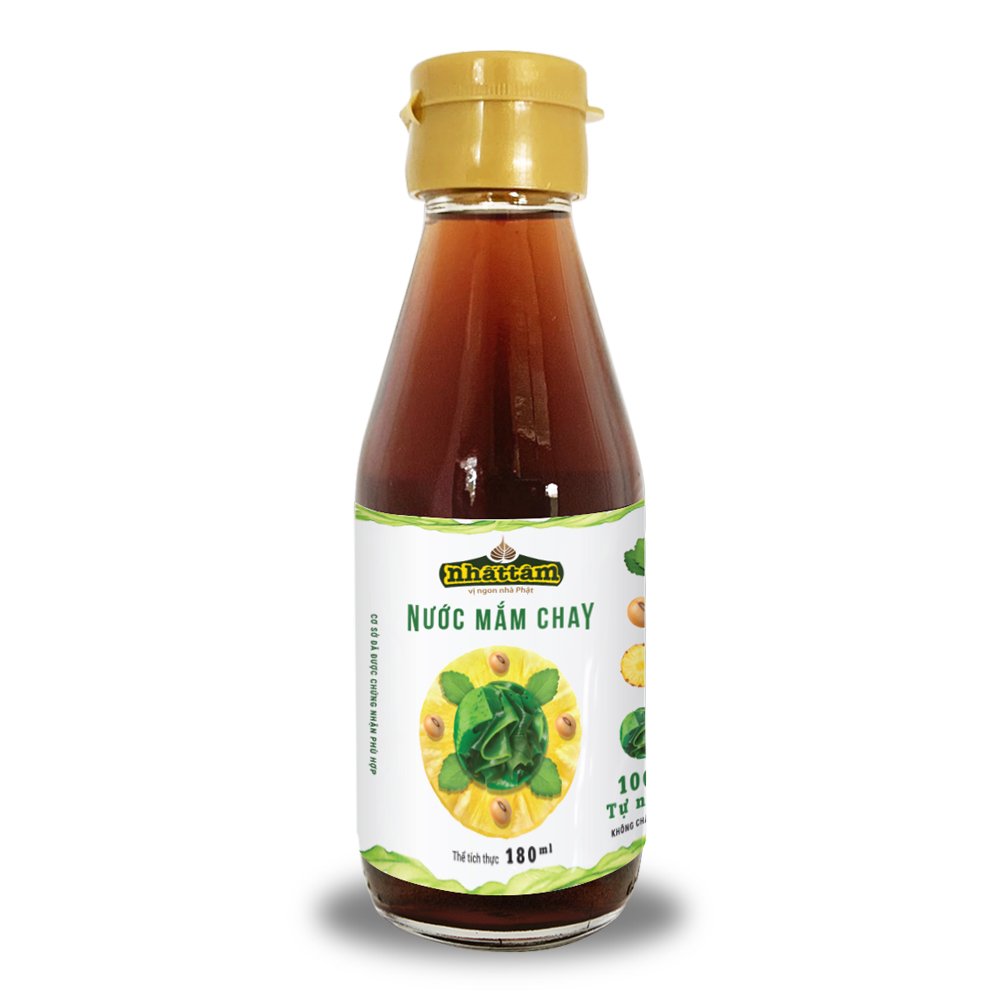 Nước mắm chay nguyên chất 180ml - Thương hiệu Nhất Tâm