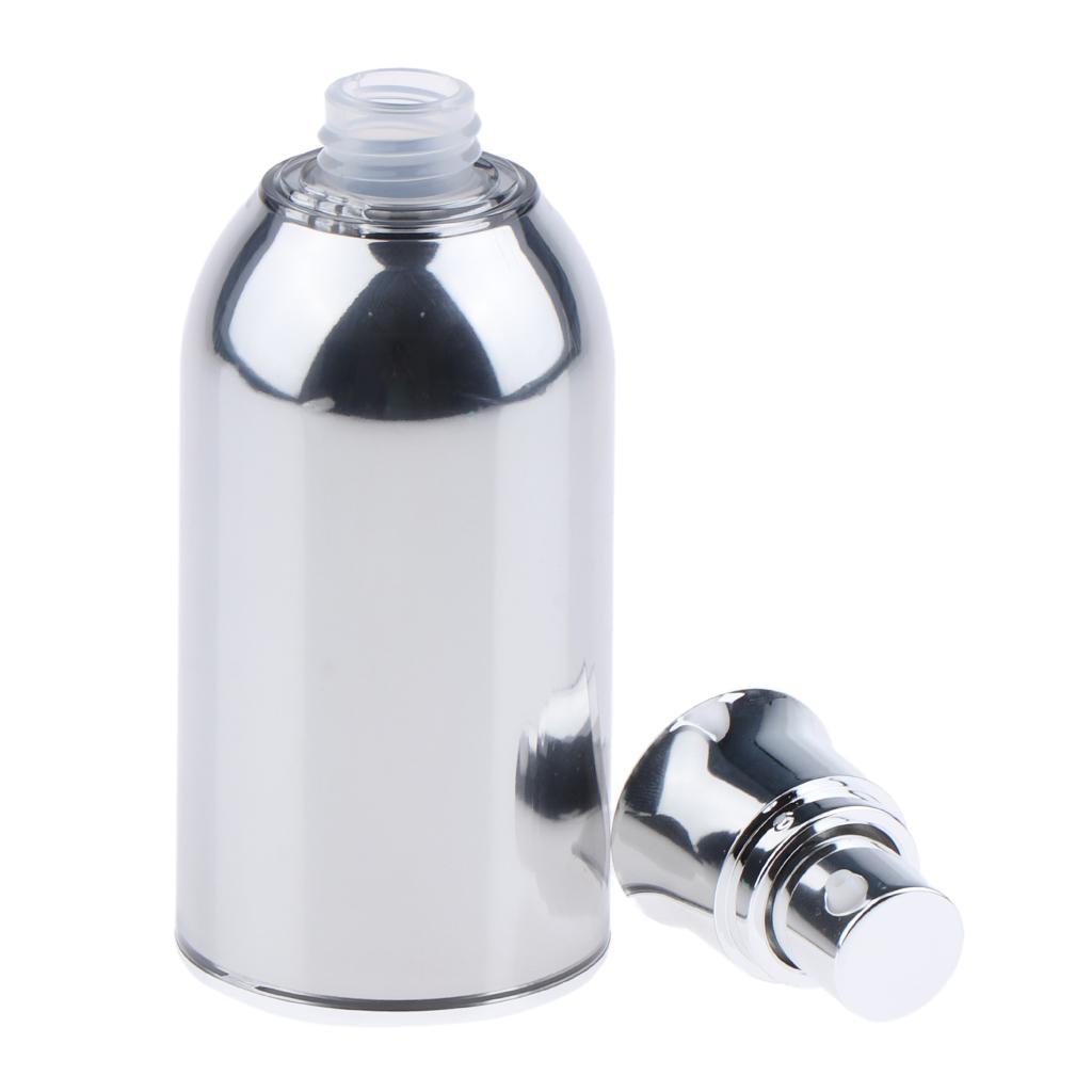 empty face makeup cream container airless pump spray bottle sample bottle