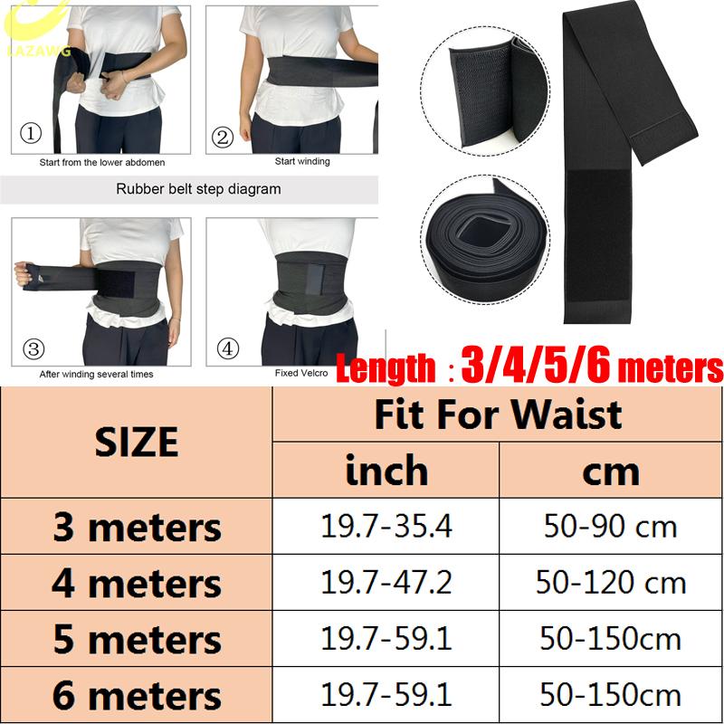 LAZAWG Nữ Eo Huấn Luyện Thắt Lưng Điều Chỉnh Giật Băng Quấn Giảm Béo Định Áo Tập Điều Khiển Tập Toàn Thân Sỉ