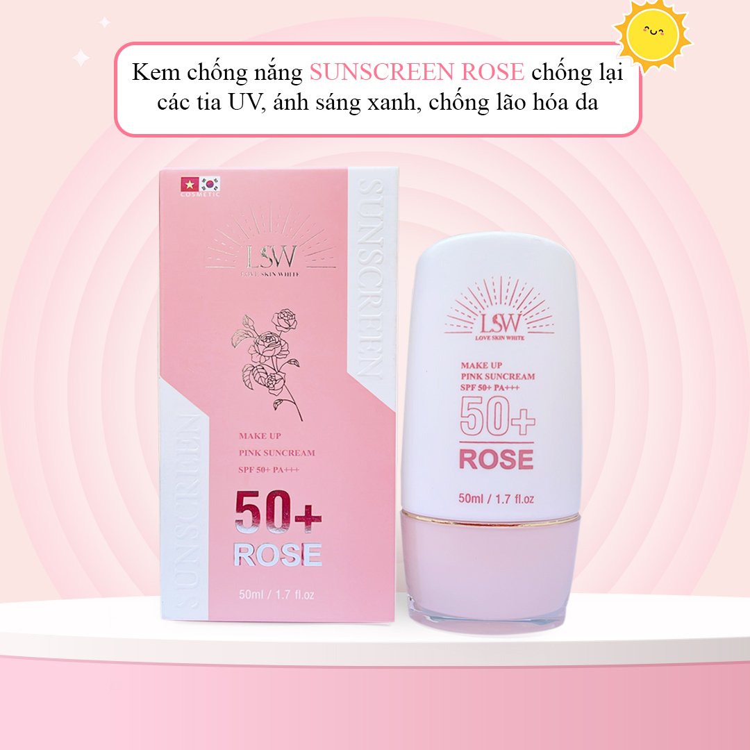 Kem Chống Nắng Bảo Vệ và Nâng Tone Da SPF 50+ PA+++ LSW