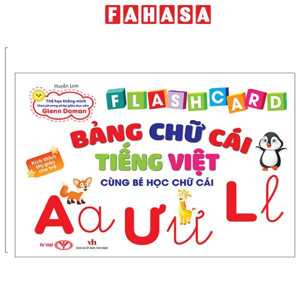 Sách - Flashcard Bảng Chữ Cái Tiếng Việt - Cùng Bé Học Chữ Cái