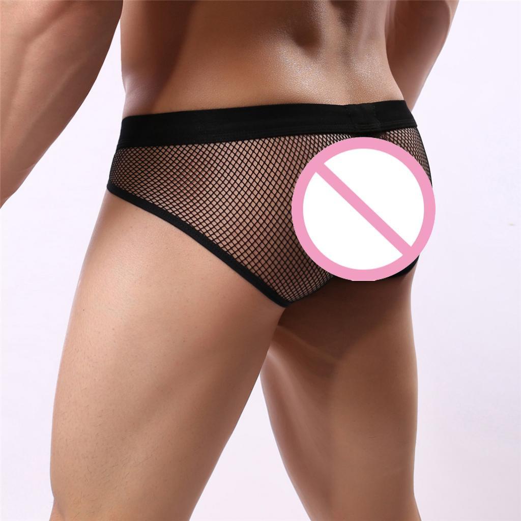 Breathable Men Mesh Pouch Male Panties