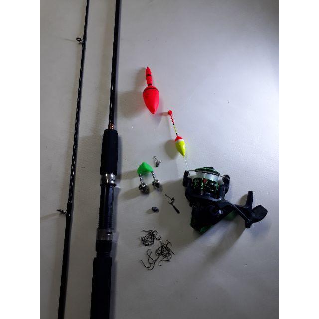 Bộ cần 2 khúc và máy kèm phụ kiện Siêu rẻ, siêu đẹp, siêu chất lượng