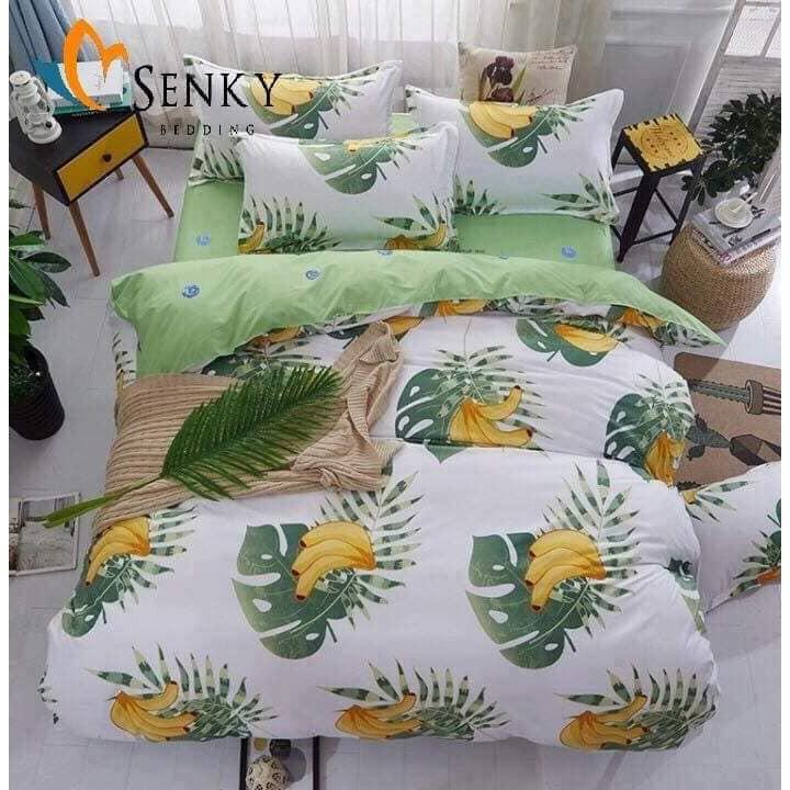 Bộ chăn ga 4 món cotton Poly cao cấp đủ size nhiều mẫu (không kèm ruột) TCA21