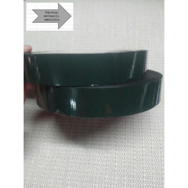 KEO 2 MẶT XỐP XANH 24MM