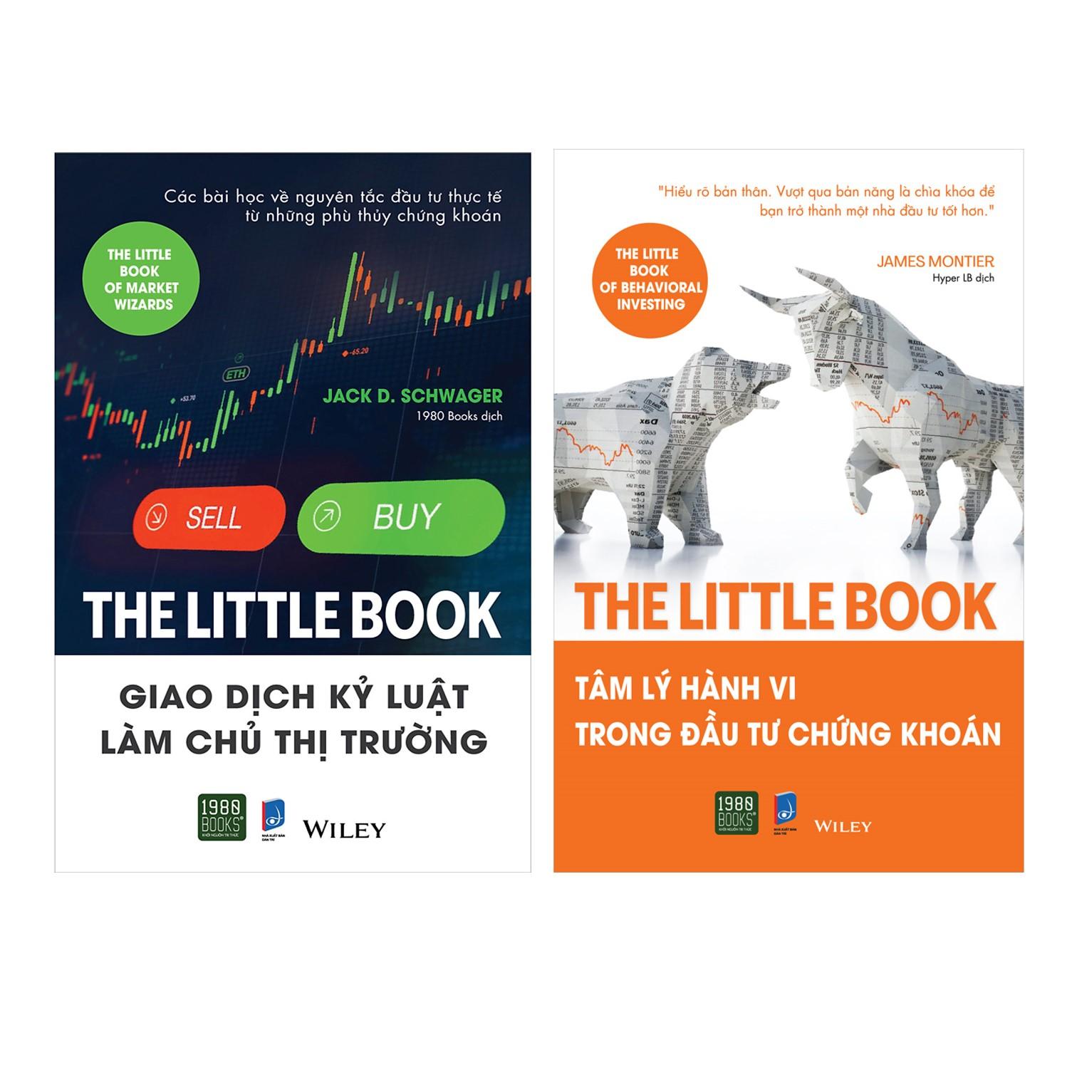 Combo 2 cuốn The Little Books: Giao Dịch Kỷ Luật Làm Chủ Thị Trường + Tâm lý hành vi trong đầu tư chứng khoán