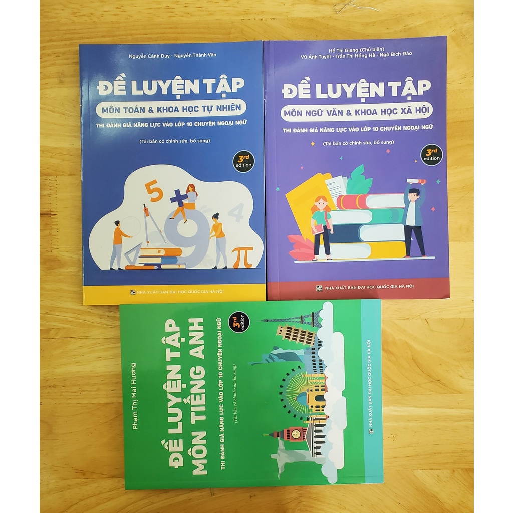 Bộ sách Đề luyện thi vào lớp 10 THPT Chuyên Ngoại Ngữ