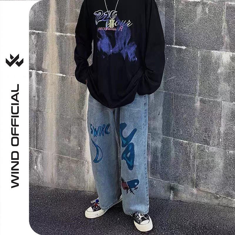 Áo thun tay dài Wind phông unisex form rộng 35hour sweater oversize nam nữ ulzzang