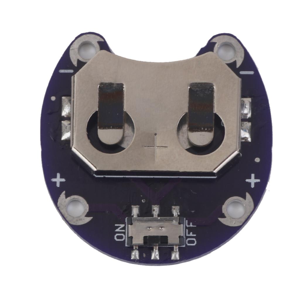 Coin Cell Battery Holder for CR2032 Battery Mount Holder Module
