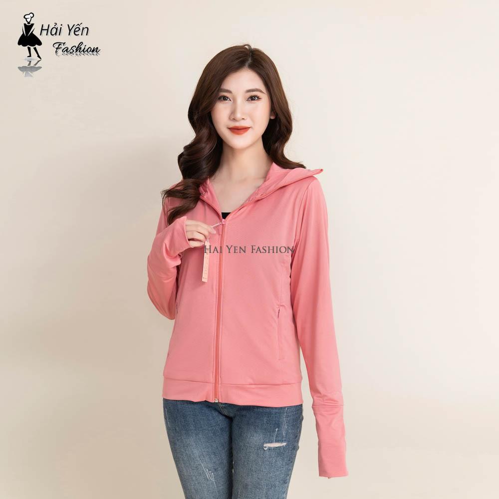 Áo Chống Nắng 2 Lớp Nữ - Vải thông hơi Xuất Nhật - Size 40-68kg - Mặc được 2 mặt - 7 màu thời trang