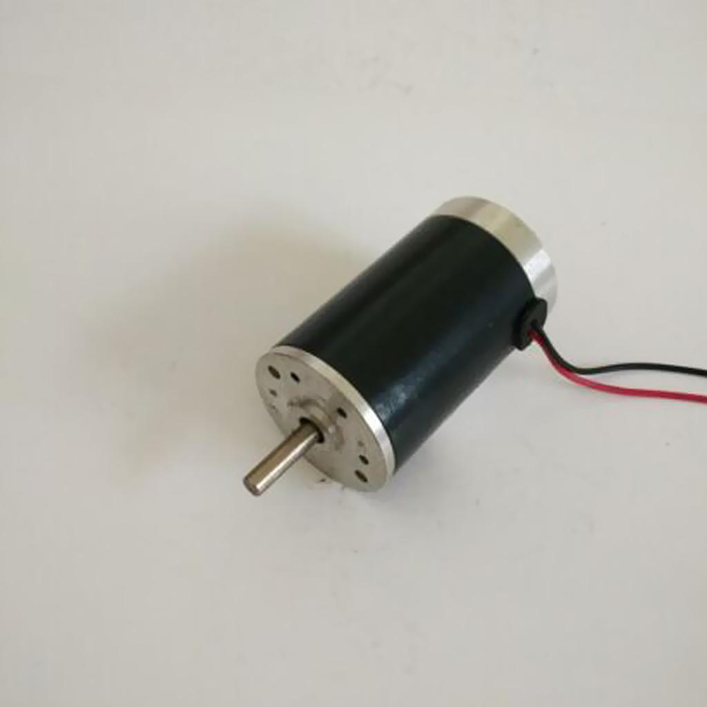 8000RPM 12V High Torque Magnetic Cylindrical Mini DC Motor 19mm Shaft