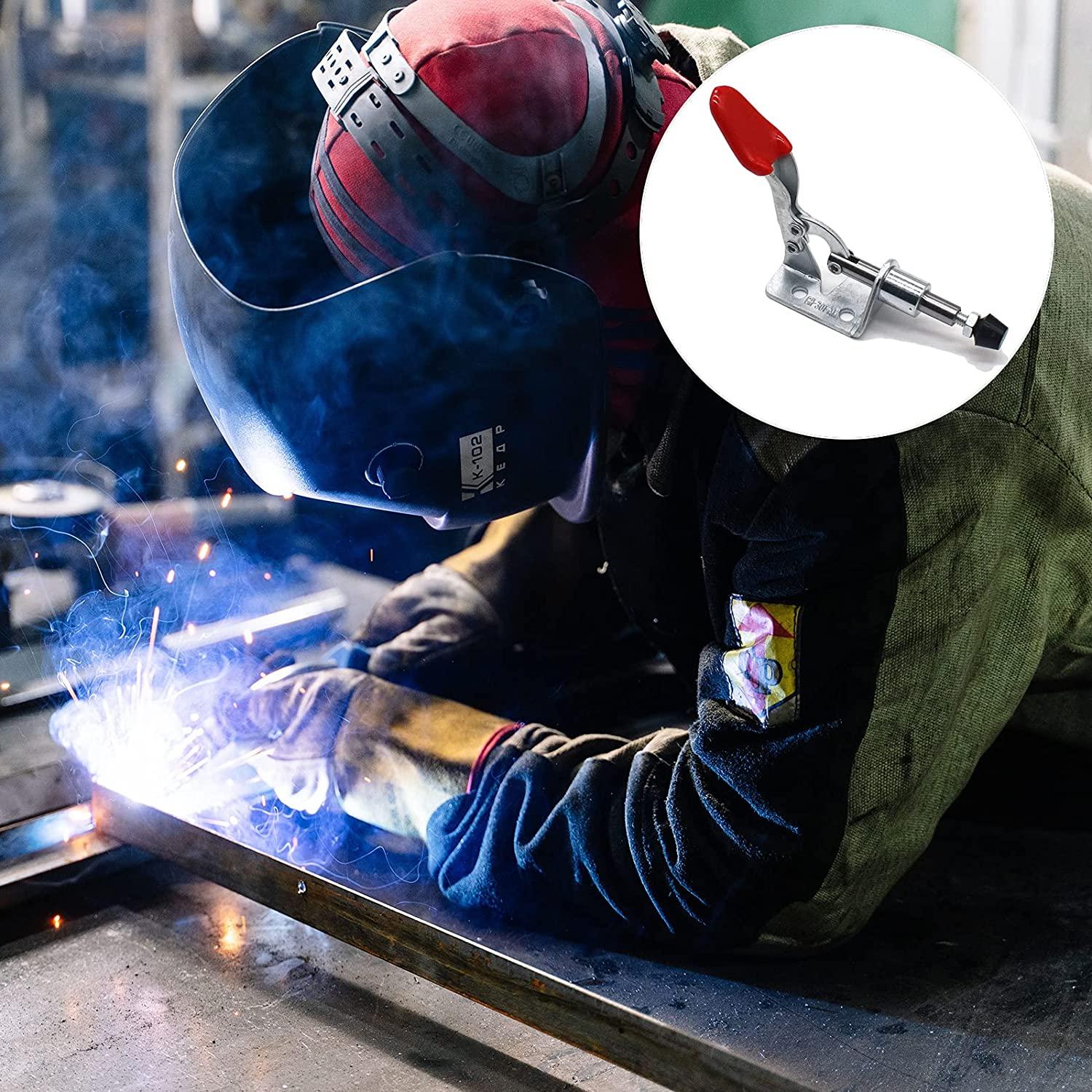 4 kẹp ngang, công cụ đẩy và kéo bằng tay, kẹp nghiêng phát hành nhanh để vận hành máy, chế biến gỗ, hàn