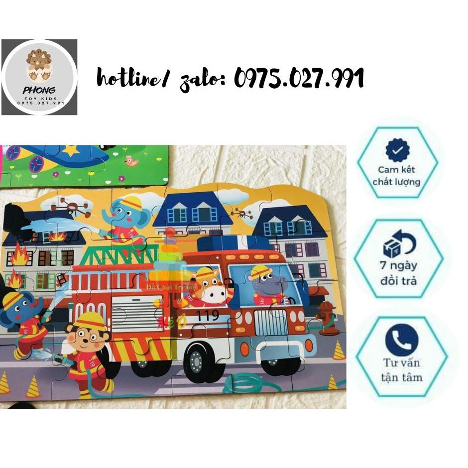 GHÉP HÌNH SET 4 HOT NHẤT HIỆN NAY, nhiều chủ đề giúp bé rèn luyện tư duy