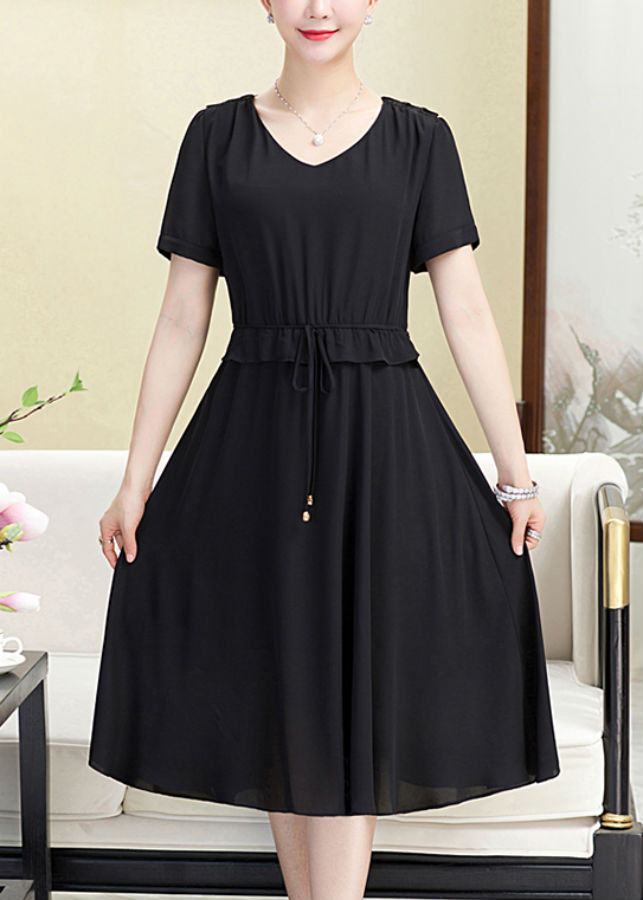 Đầm Voan Nữ Trung Niên TR-DRESS040