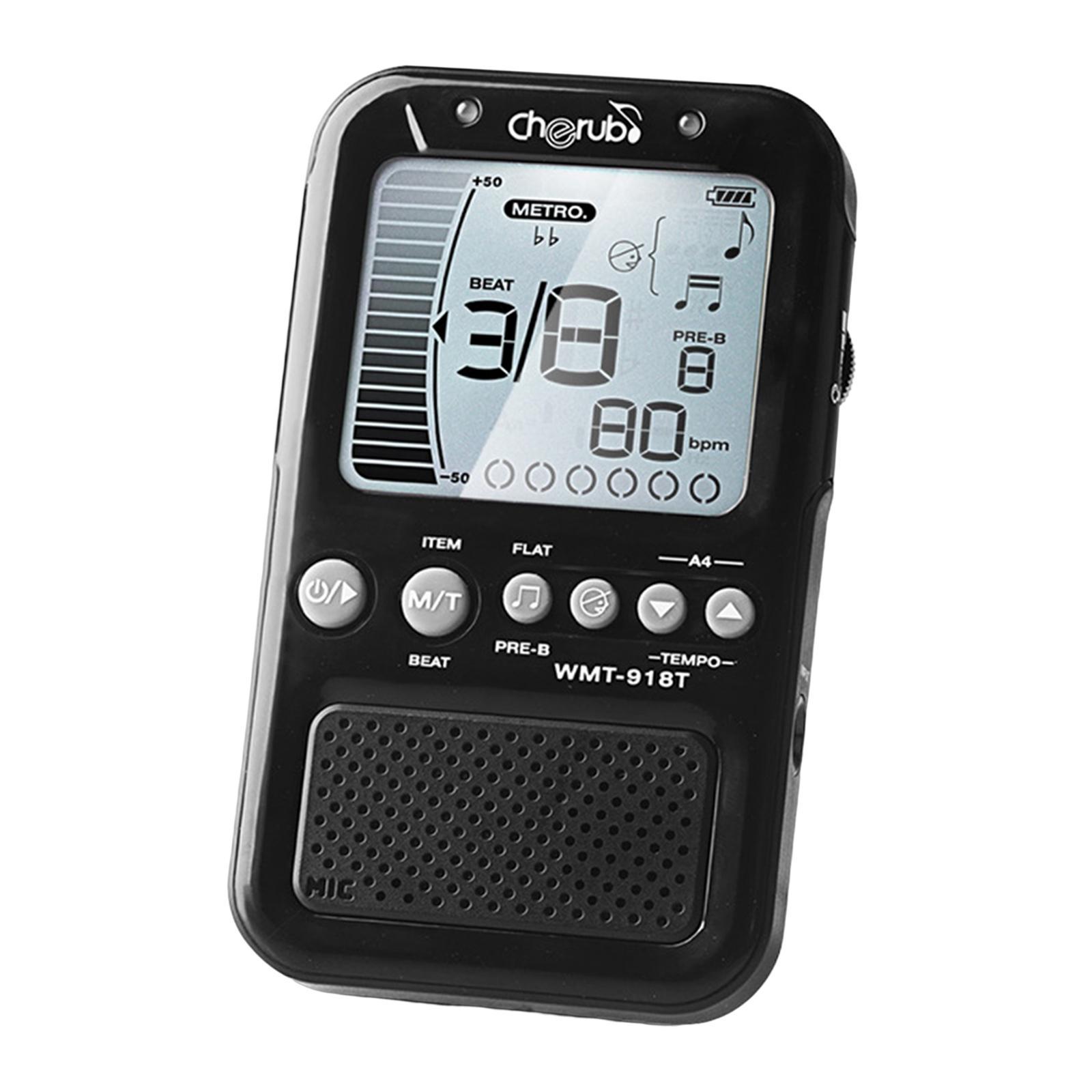 Metronome Tuner Guitar Piano Metronome for All Instruments Trumpet Chromatic