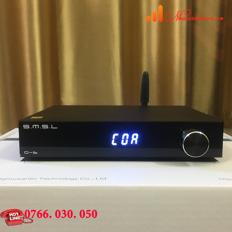 DAC SMSL D-6  SỬ DỤNG CHÍP AK4493S MỚI-HÀNG CHÍNH HÃNG