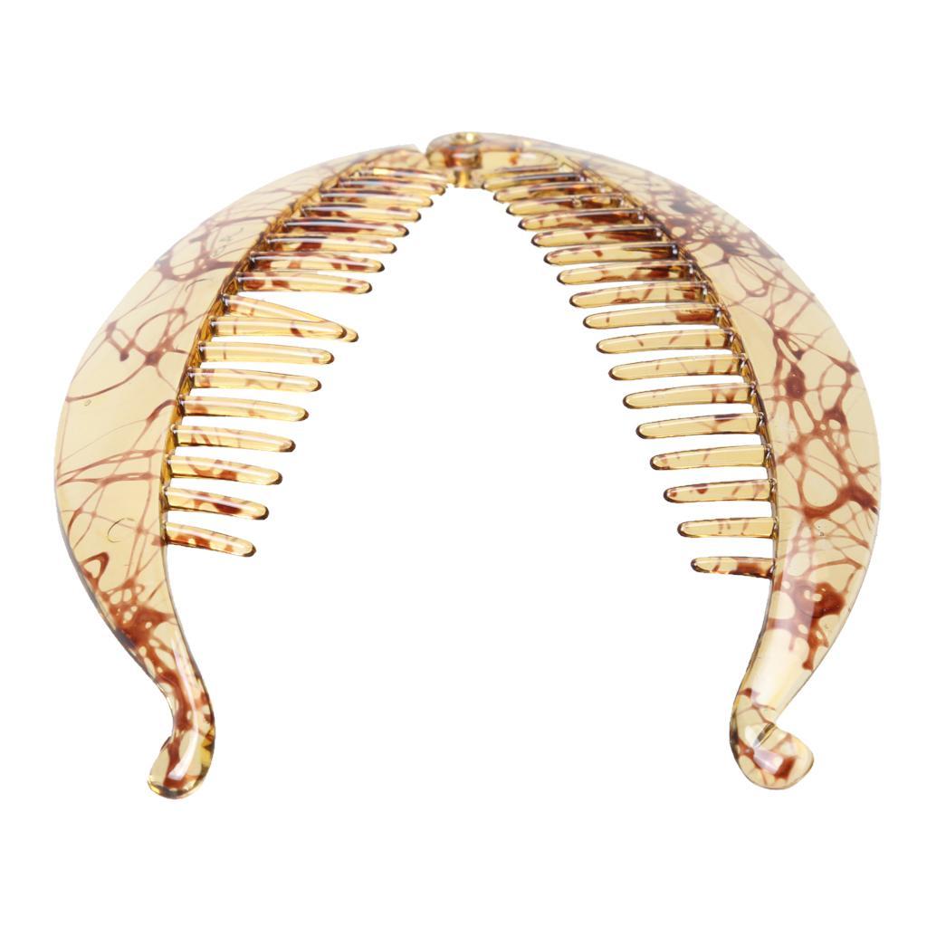 Fashion Resin Hair Claw Tail Fish Clip Comb Hairclip Grips Clamp Lady Accessory