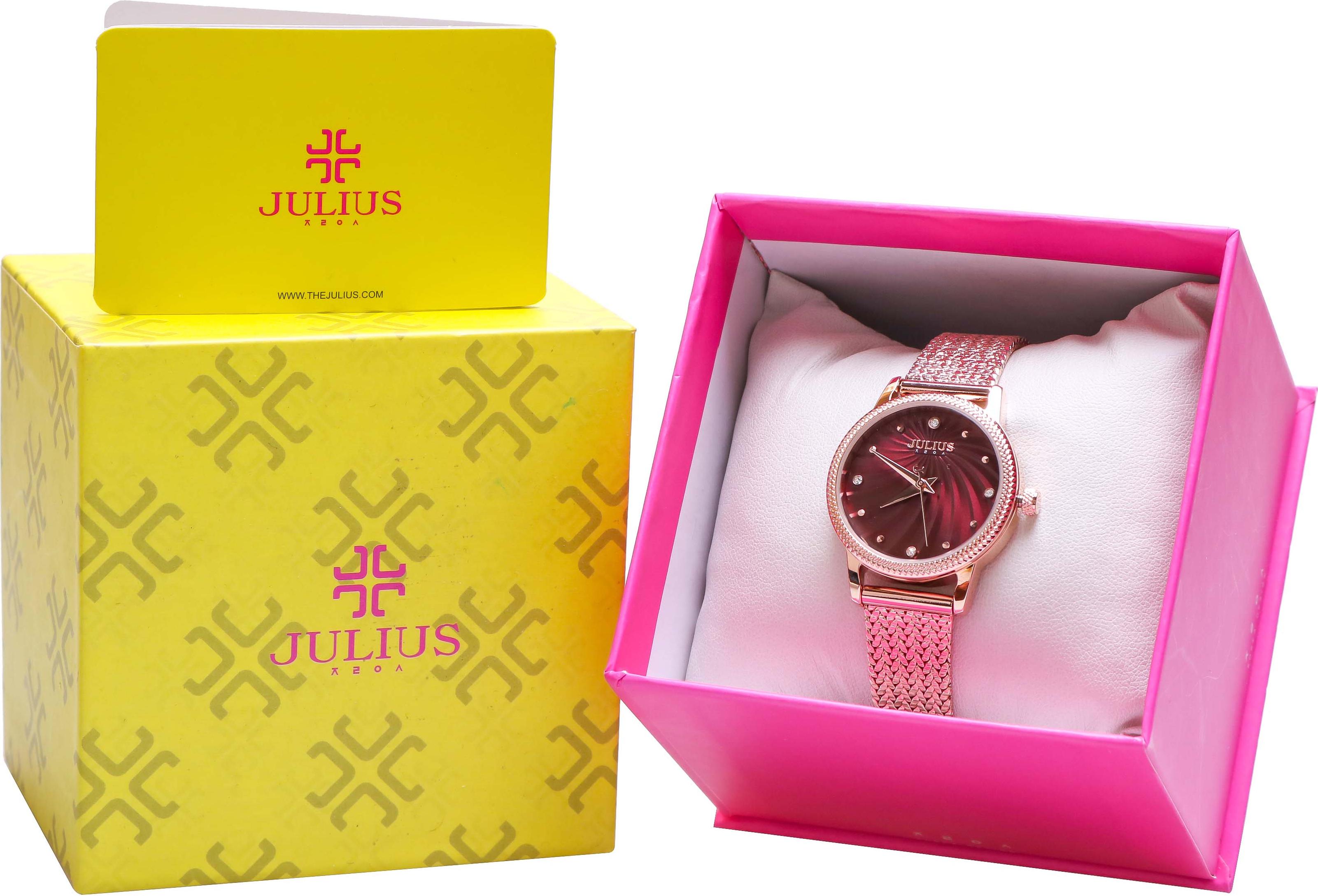 ĐỒNG HỒ NỮ JA-1219C JULIUS HÀN QUỐC DÂY THÉP