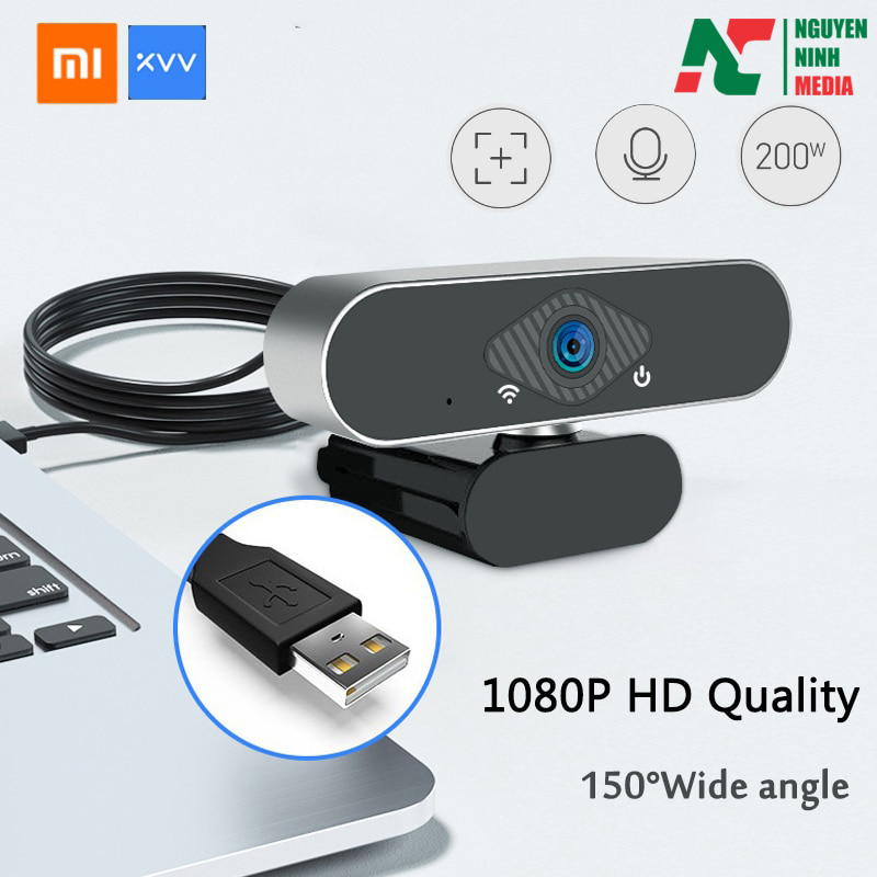 Webcam Xiaovv 6320s Full HD 1080P - Hàng Chính Hãng