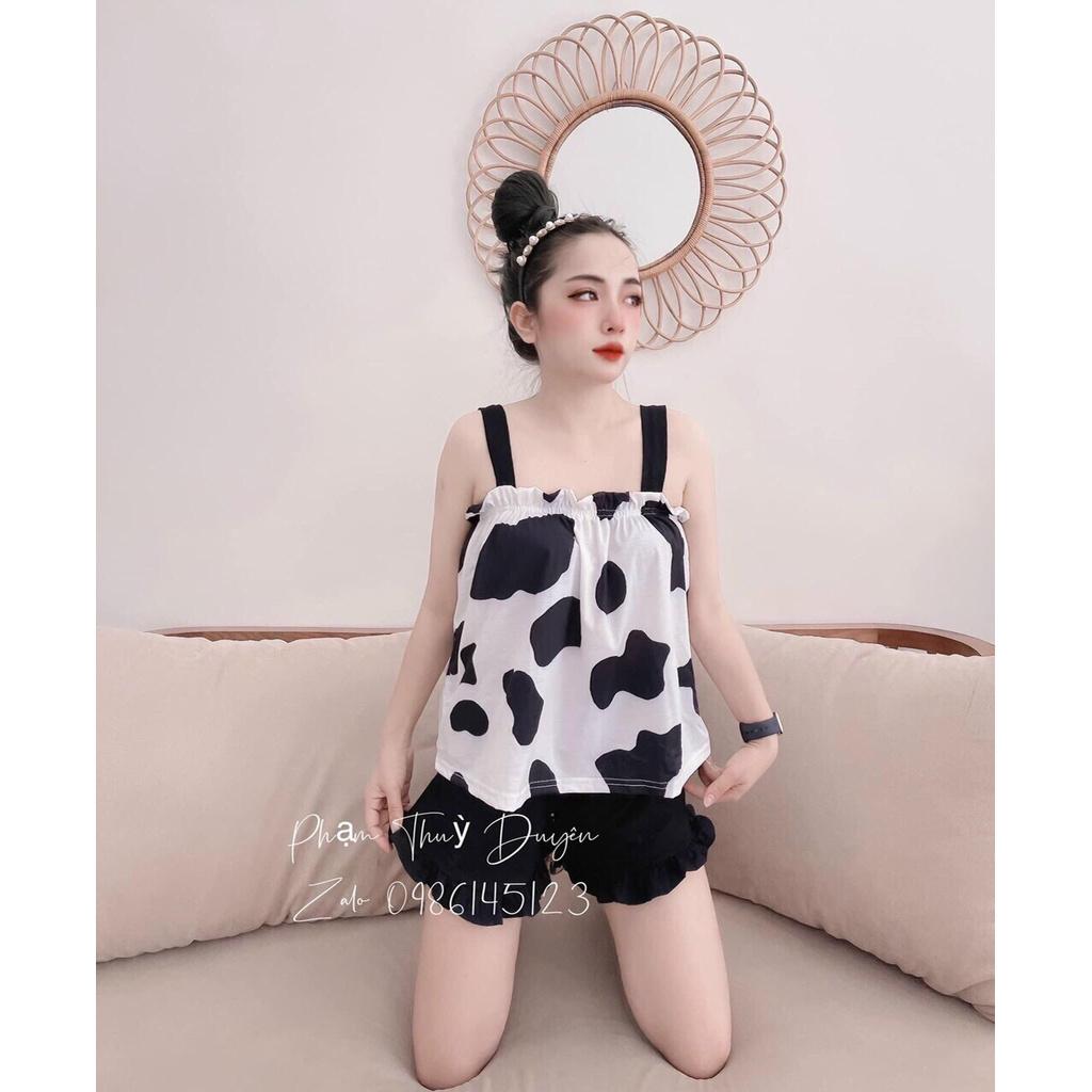 Sét bộ 2 dây và quần bèo siêu xinh mát nhẹ