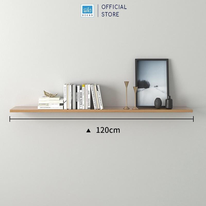 Kệ Gỗ Trang Trí Treo Tường Thương Hiệu SIB Decor Kích Thước 120 x 20cm, Dễ Dàng Lắp Đặt