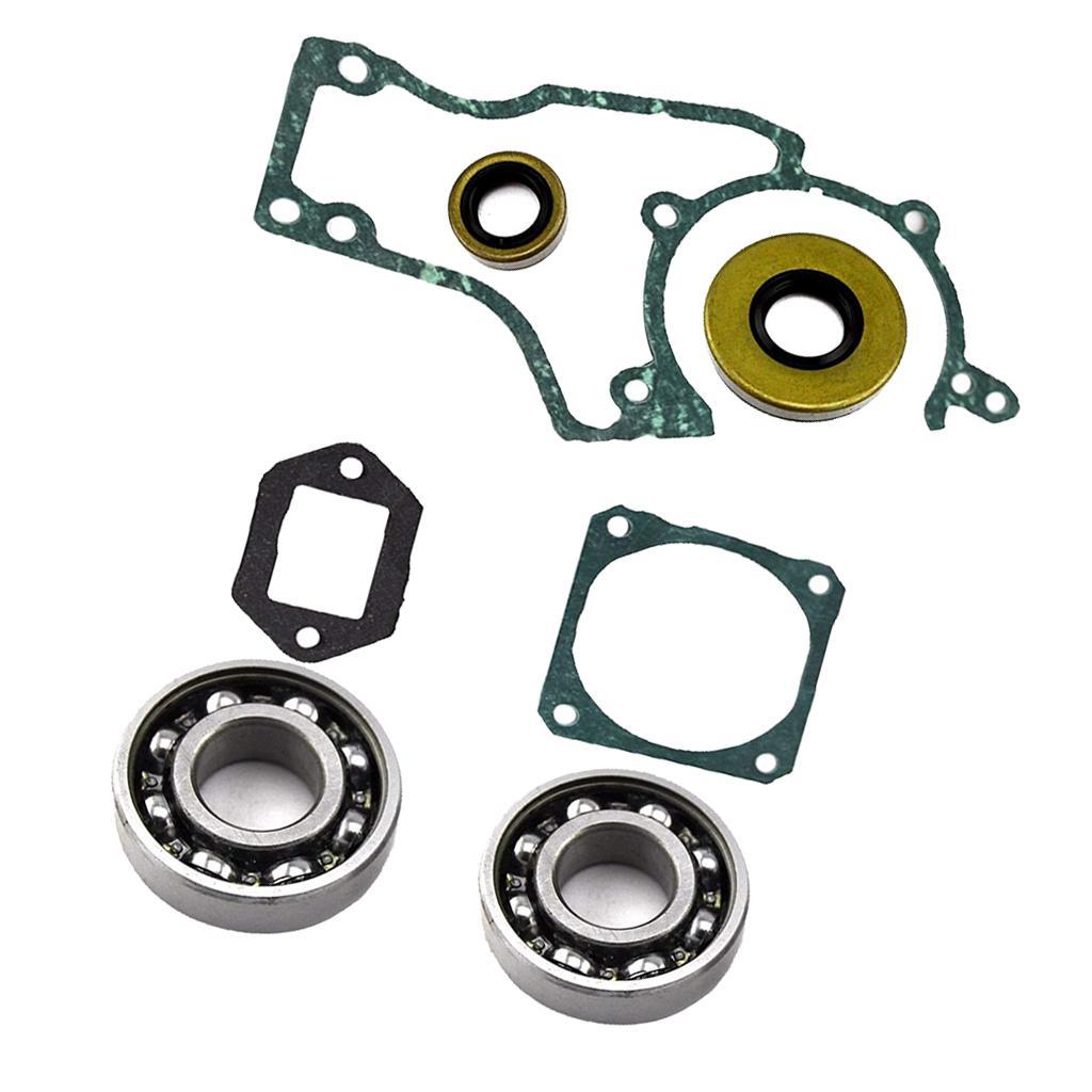 Gasket Oil Seal Kit Crankshaft Bearing Set Fits for Stihl 038 MS380 MS381 Chainsaw Lawn Mower Repair Parts
