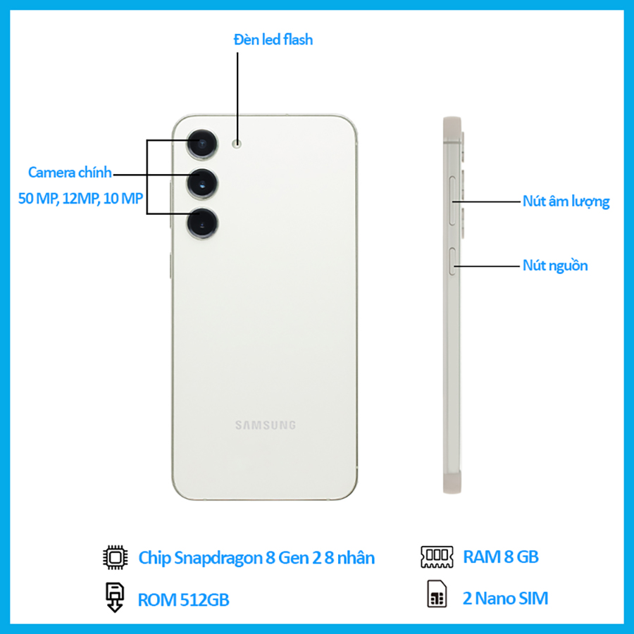 Điện thoại Samsung Galaxy S23 Plus 5G  - Hàng chính hãng