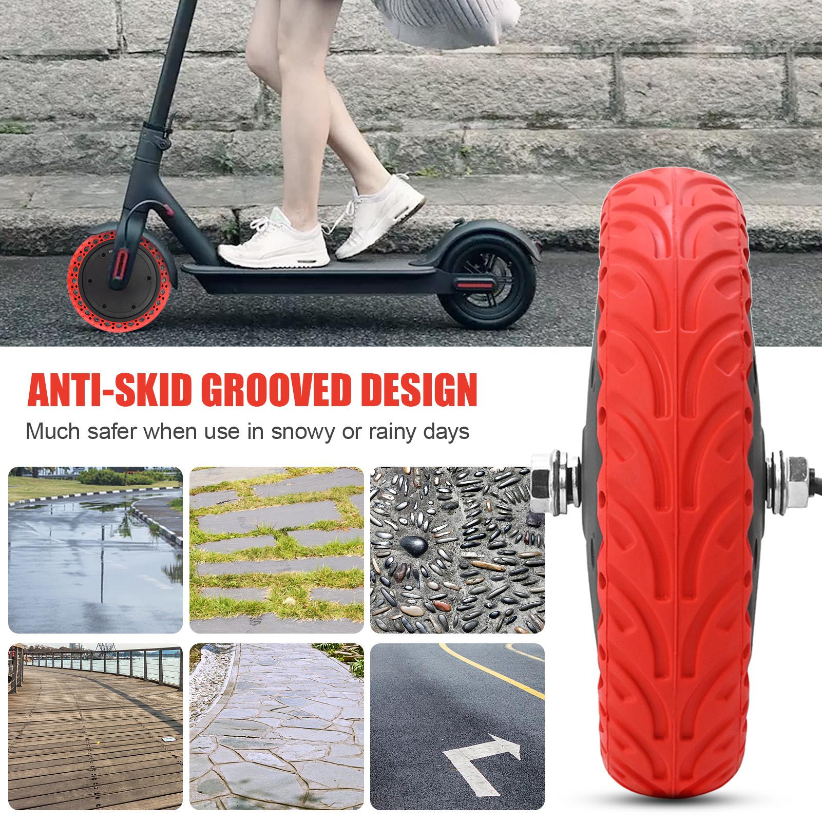 36V 250W Electric Scooter Motor Tire Front Motor Wheel Replacement for M365/Pro Electric Scooters
