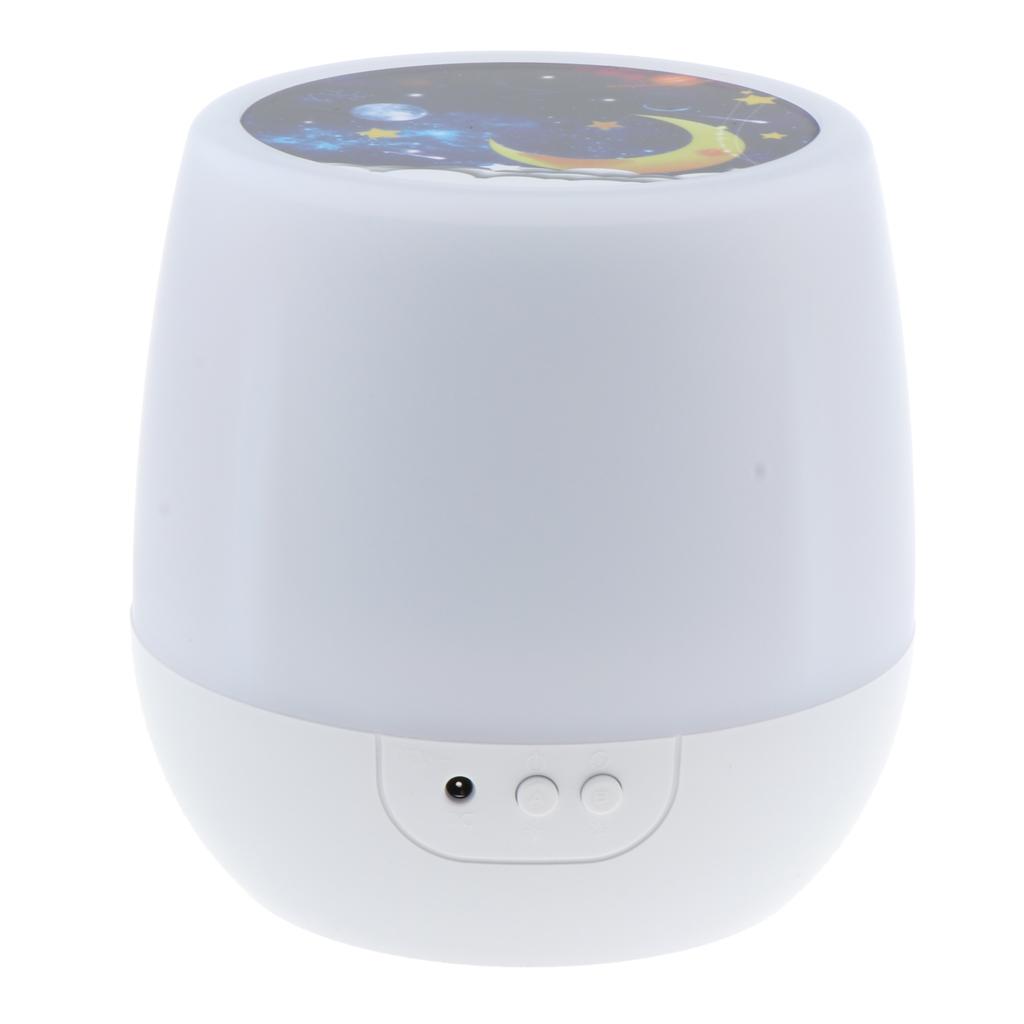 LED Projection Night Lights Starry Sky Moon Magical Children Bedroom Light Lamp