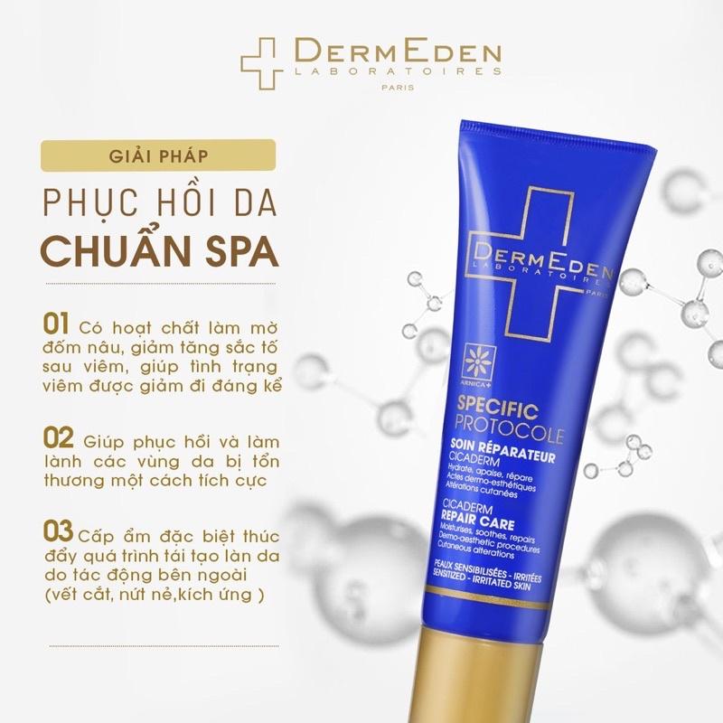 Kem mắt DERMEDEN làm mờ quầng thâm nếp nhăn bọng mắt tàn nhang Eye Contour Retinol 1% + Niacinamide 5% 15ml