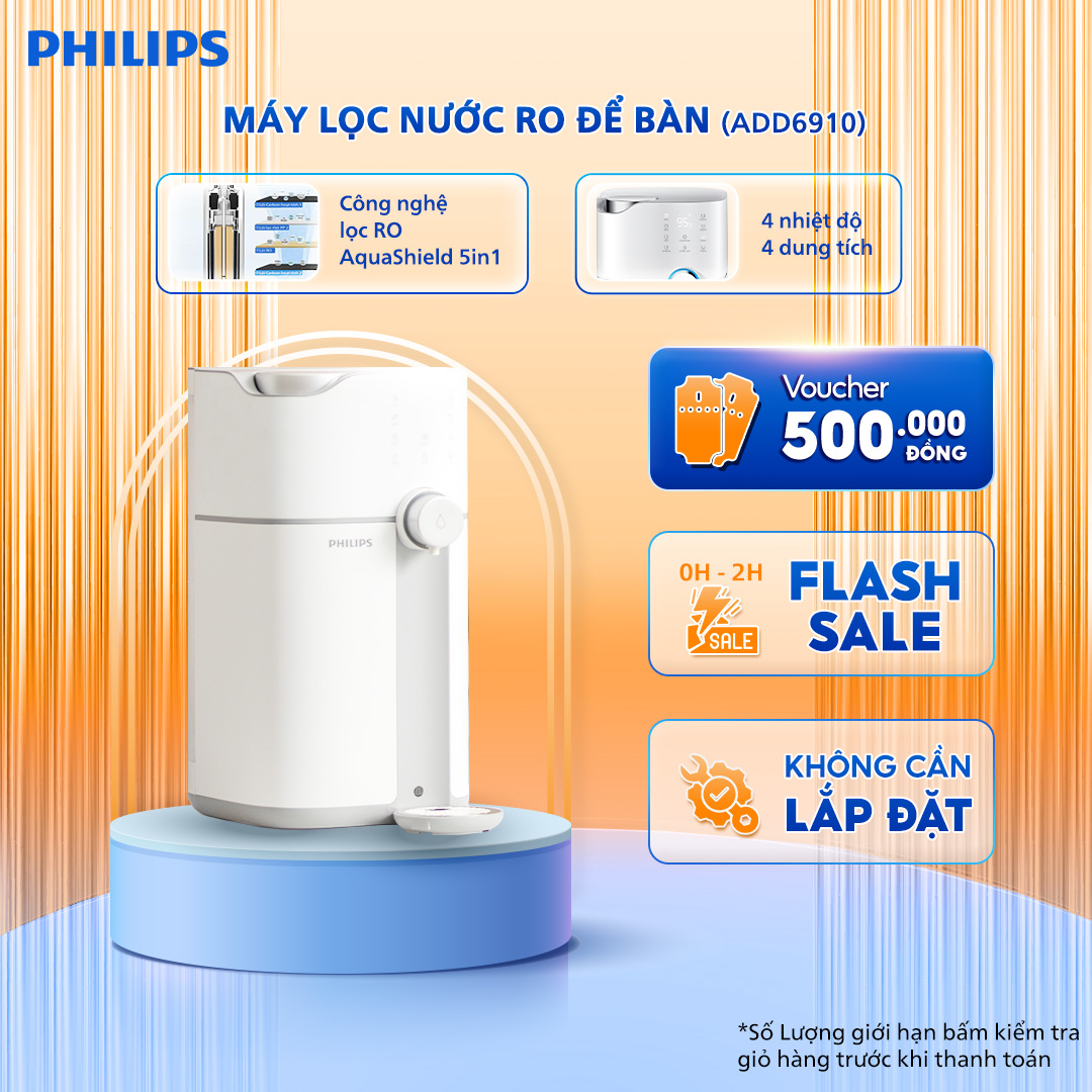 Máy lọc nước để bàn RO Philips ADD6910