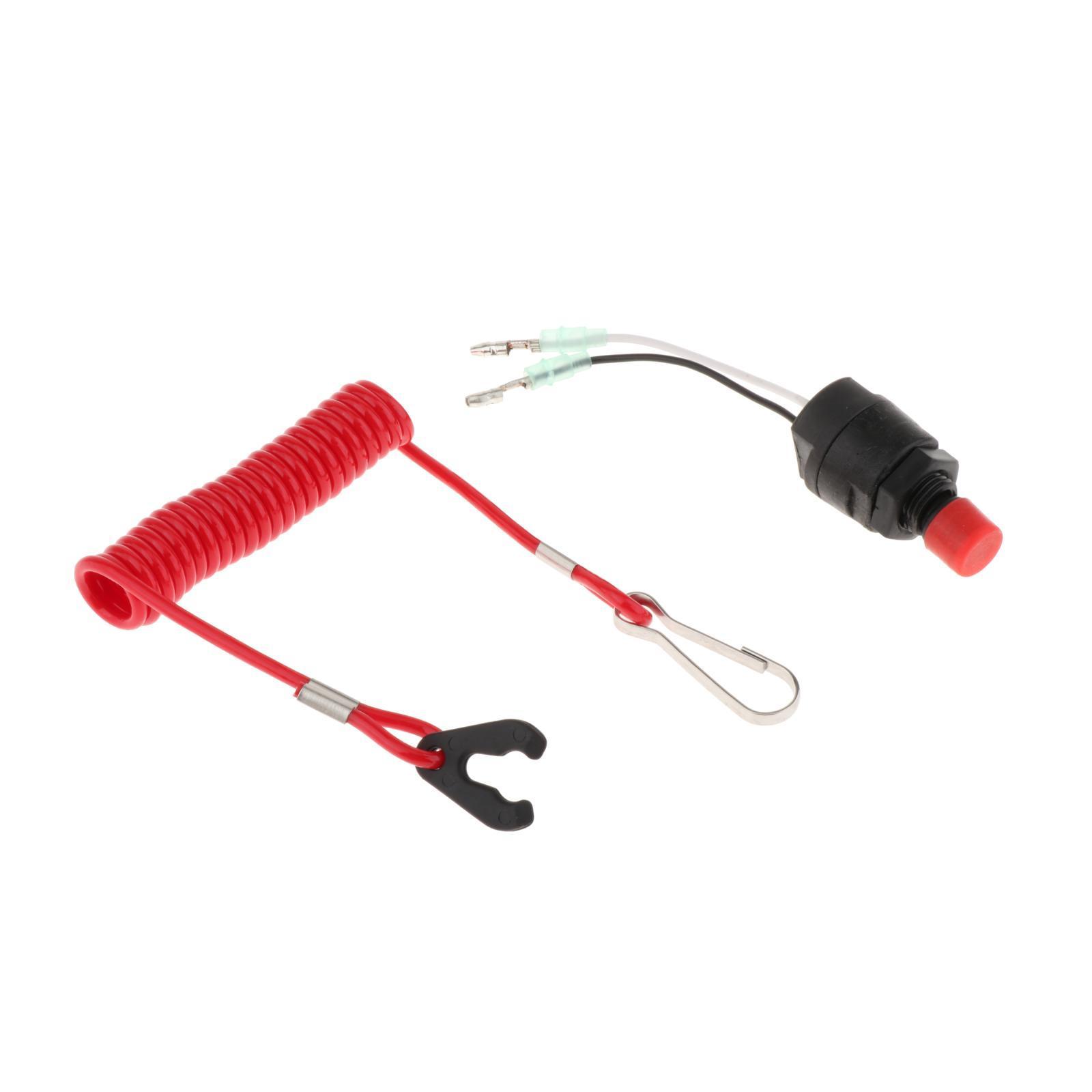 Boat Engine Stop Switch Set 689-82575-03 for Outboard Engine