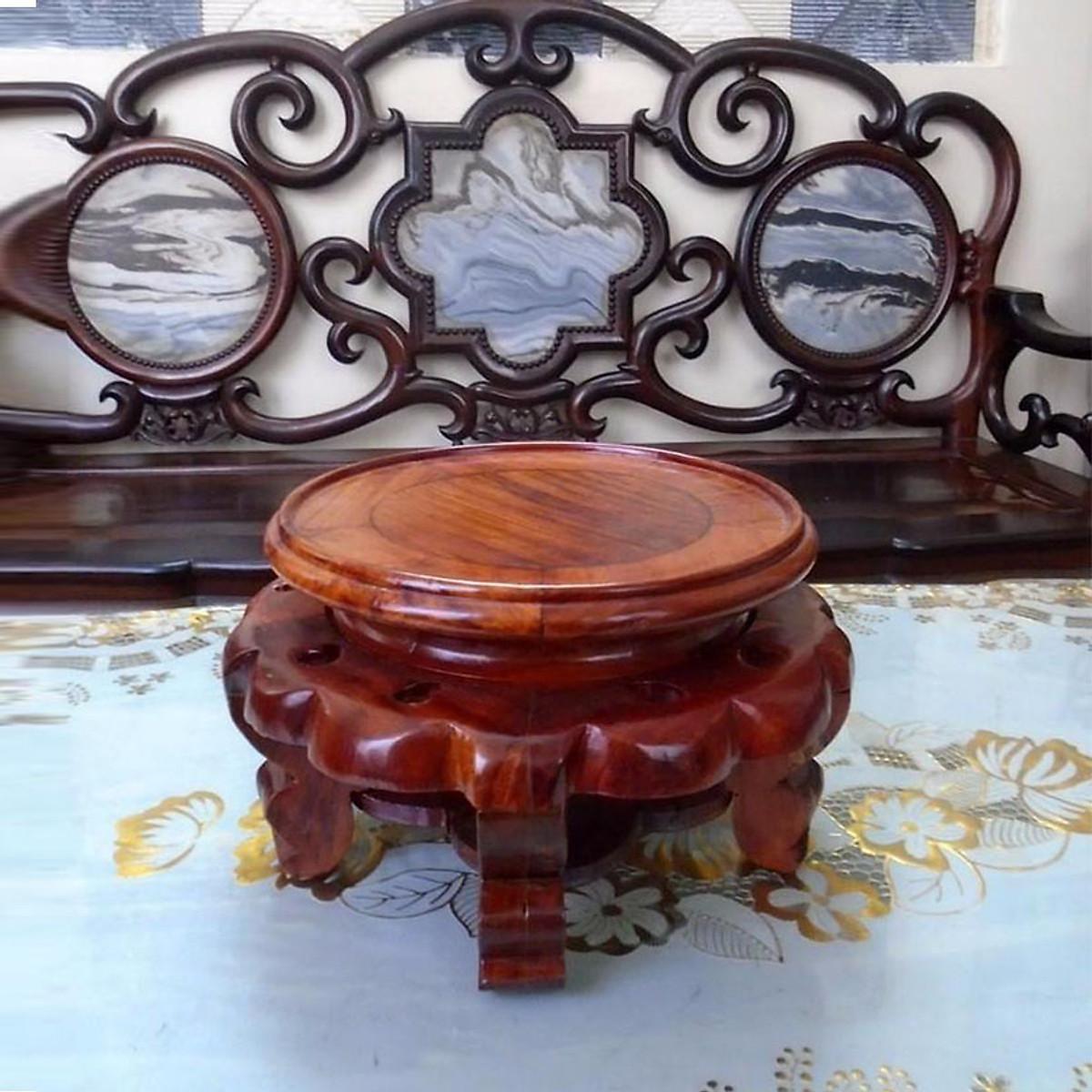 Kỷ tròn hàng gỗ hương cao cấp