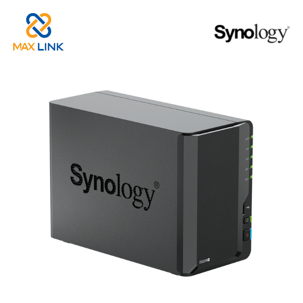 Thiết bị lưu trữ NAS Synology DS224+ - Hàng Chính Hãng