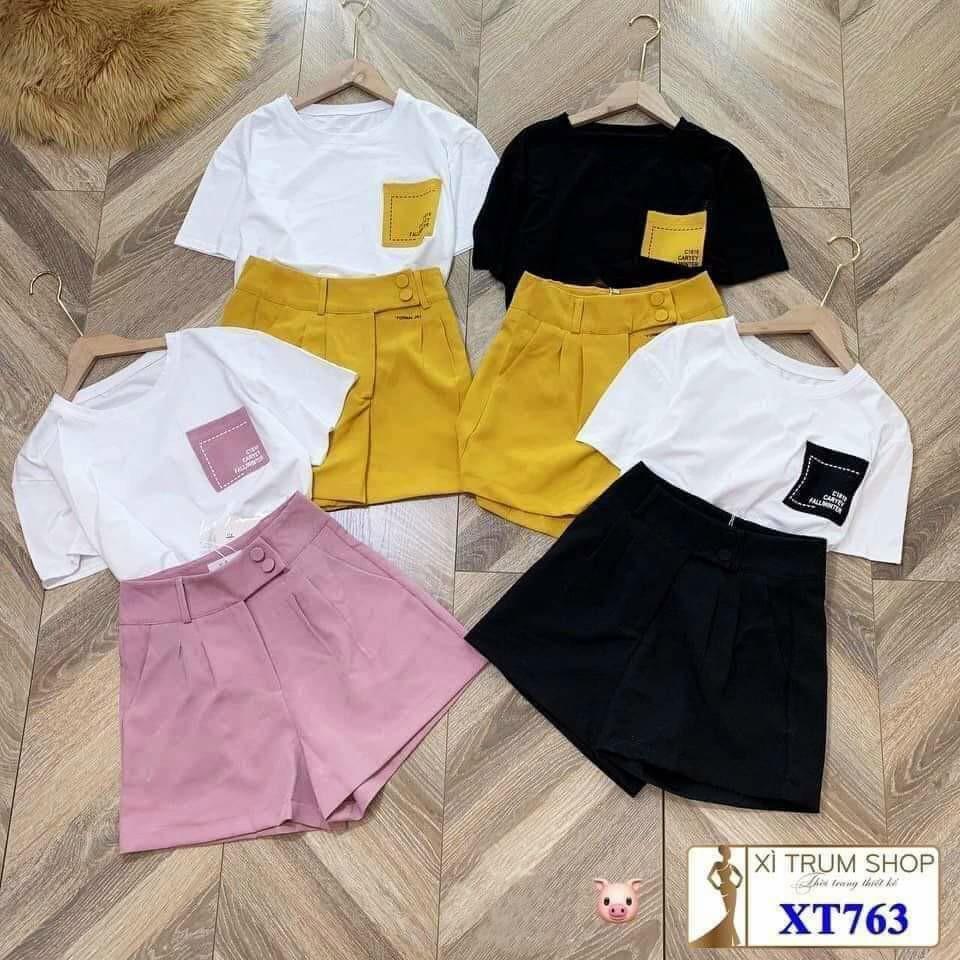 Set cộc siêu cute chất cotton xịn xò S102 RumHana