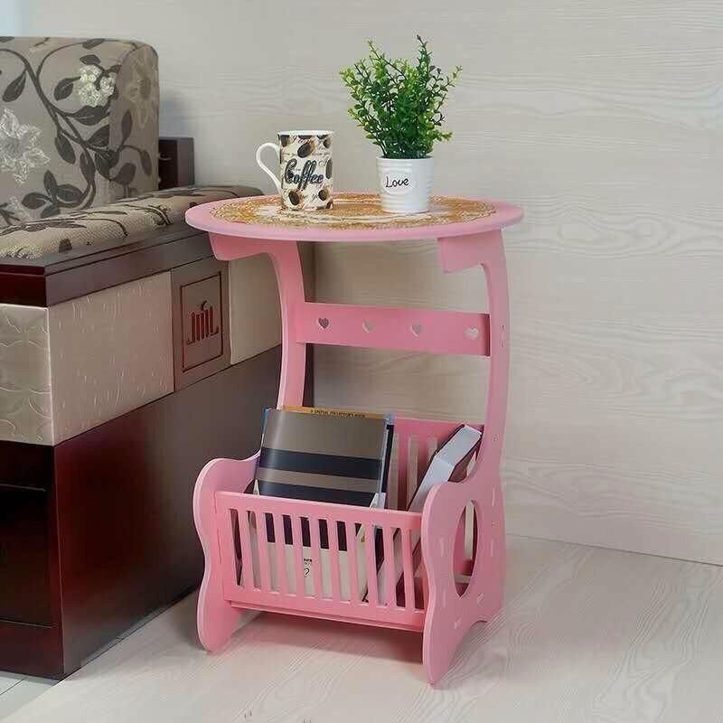 Bàn Tròn Có Kệ Để Sách Độc Đáo - Loại Tốt