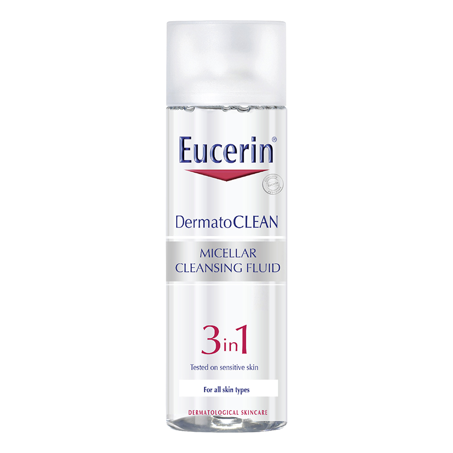 Nước Tẩy Trang Dịu Nhẹ Cho Da Nhạy Cảm Eucerin Dermato Clean Micellar Cleansing Fluid 3 In 1
