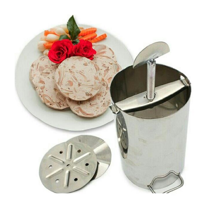 Khuôn Làm Giò Chả, Chả Bò Inox Cao Cấp - Loại 1 KG-2KG