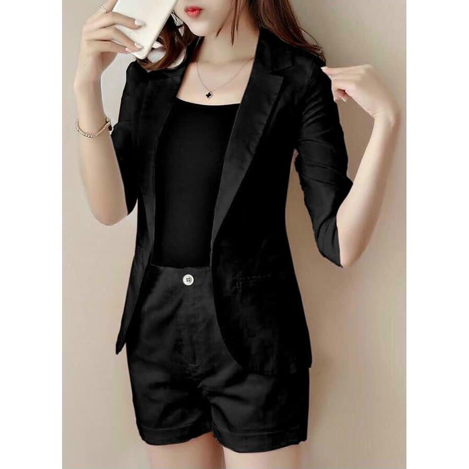 Set bộ Vest quần đùi kèm áo trong
