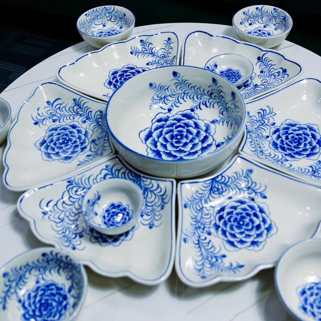 Bộ Hoa Mặt Trời - Bộ Hoa Cúng Bát Tràng - Hoa Mẫu Đơn