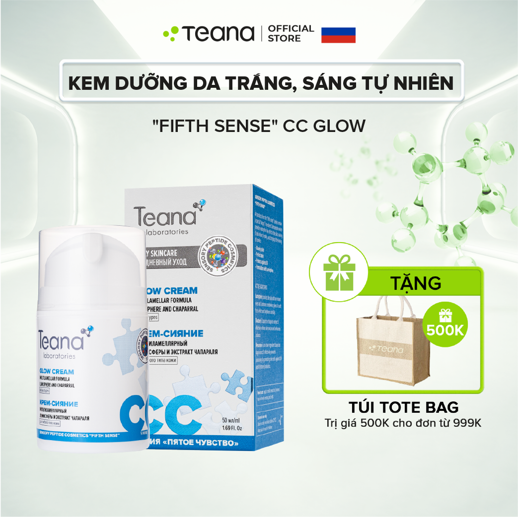 Kem dưỡng Teana &quot;Fifth Sense&quot; CC Glow Cream giúp da trắng, sáng tự nhiên