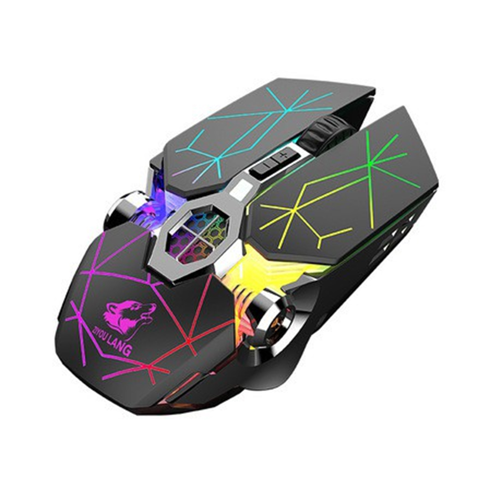 Chuột Không Dây Gaming Led Siêu Đẹp FREE WOLF X13 Pin Sạc Dùng Siêu Trâu Chuột Máy Tính Không Dây Đẹp- 4089-Hàng Nhập Khẩu