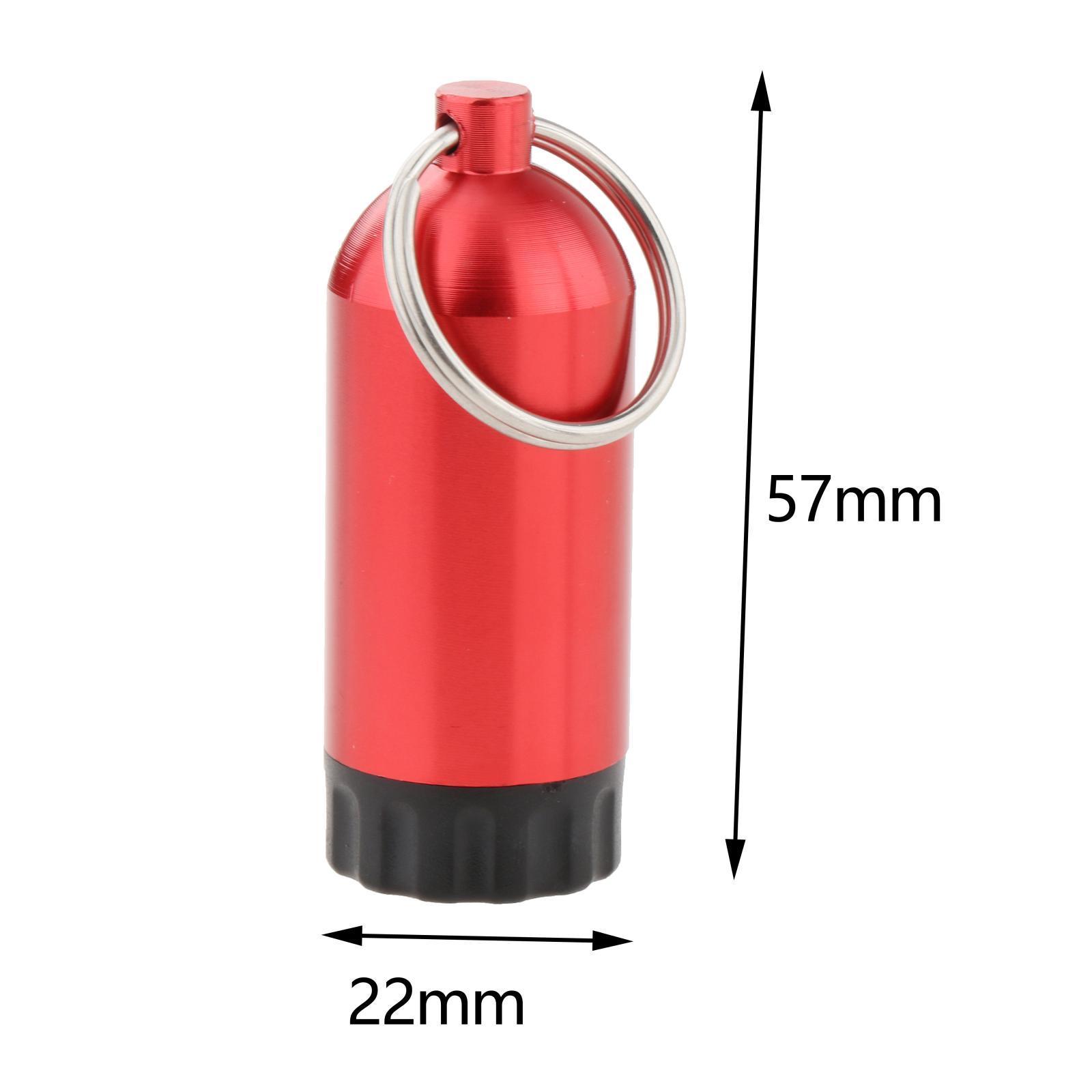 3x Mini Scuba Diving Tank, Cylinder Storage Bottle with  Key Chain Dive Aluminum Alloy Repair